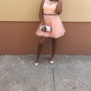 Pink/ blush prom dress ( WORN ONCE)